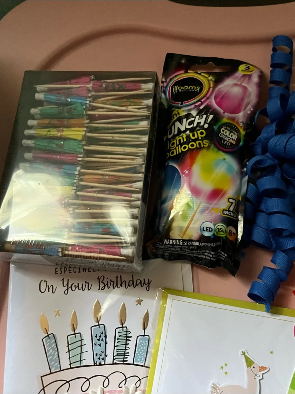 Bunny Sparkler Birthday Party Pack - Blue & Orange Decorations Disney Pen